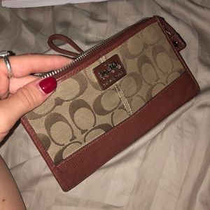 Authentic Coach Wristlet